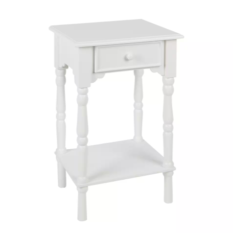 Decor White Accent Table