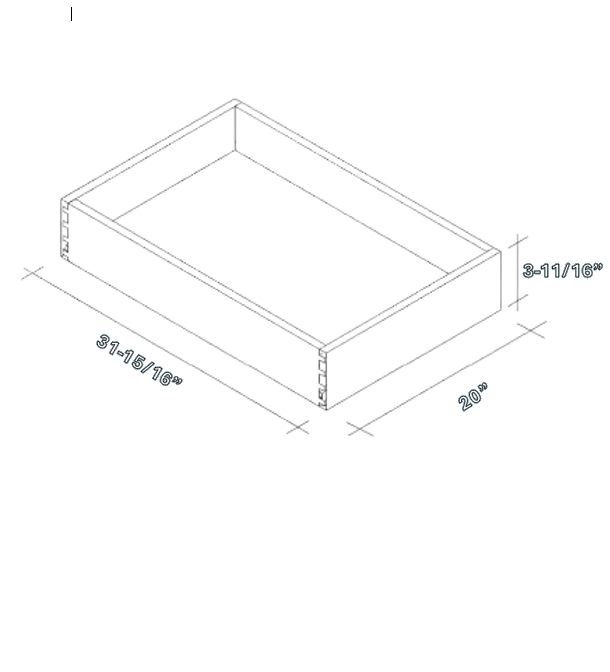 Special Order - RD36 Roll Out Drawer