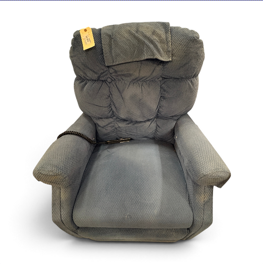 Blue Power Lift Recliner