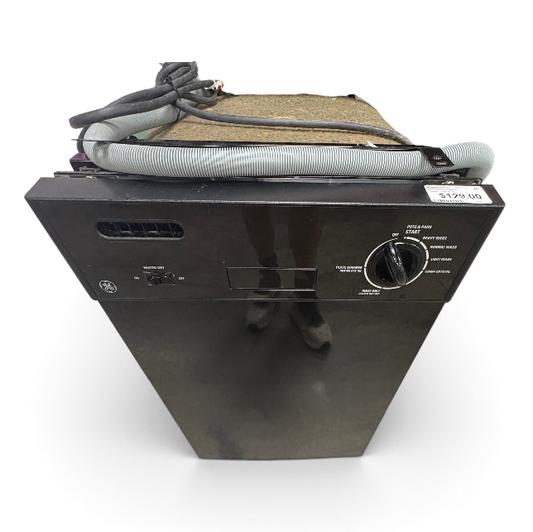 GE Black Compact Dishwasher FALSE
