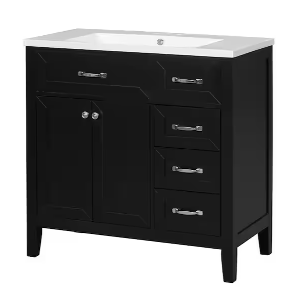 Nestfair Black Vanity 36"