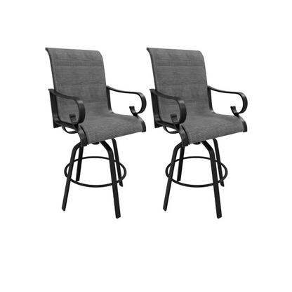 2 Pc. Swivel Patio Bar Stools