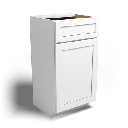 Special Order - 18" x 16" Vanity Arcadia White Shaker - V1816 Arcadia White Base Cabinets Bathroom GHI SPACW Special Order Vanity Bases