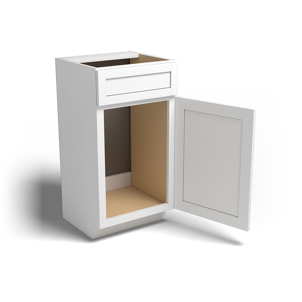 Special Order - 18" x 16" Vanity Arcadia White Shaker - V1816 Arcadia White Base Cabinets Bathroom GHI SPACW Special Order Vanity Bases