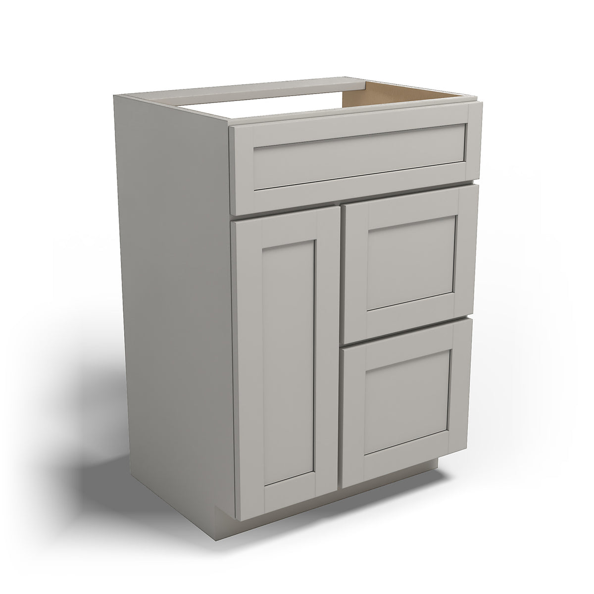 Special Order - 24" x 18" Vanity with Drawer Stone Harbor Gray - V2418D Base Cabinets Bathroom GHI Special Order SPSHG Stone Harbor Gray Vanity Bases