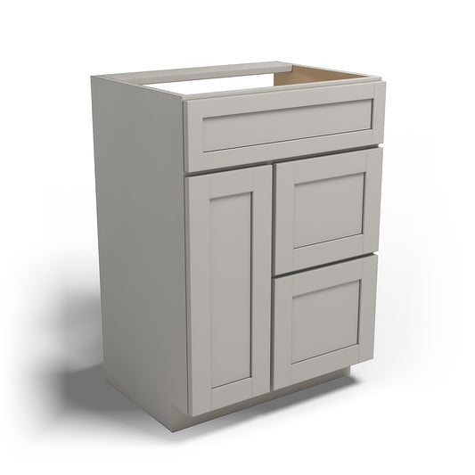 Special Order - 24" x 18" Vanity with Drawer Stone Harbor Gray - V2418D Base Cabinets Bathroom GHI Special Order SPSHG Stone Harbor Gray Vanity Bases