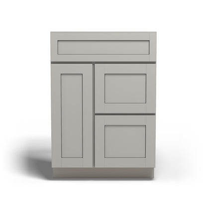 Special Order - 24" x 18" Vanity with Drawer Stone Harbor Gray - V2418D Base Cabinets Bathroom GHI Special Order SPSHG Stone Harbor Gray Vanity Bases