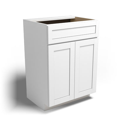 Special Order - 24" x 18" Vanity Arcadia White Shaker - V2418 Arcadia White Base Cabinets Bathroom GHI SPACW Special Order Vanity Bases