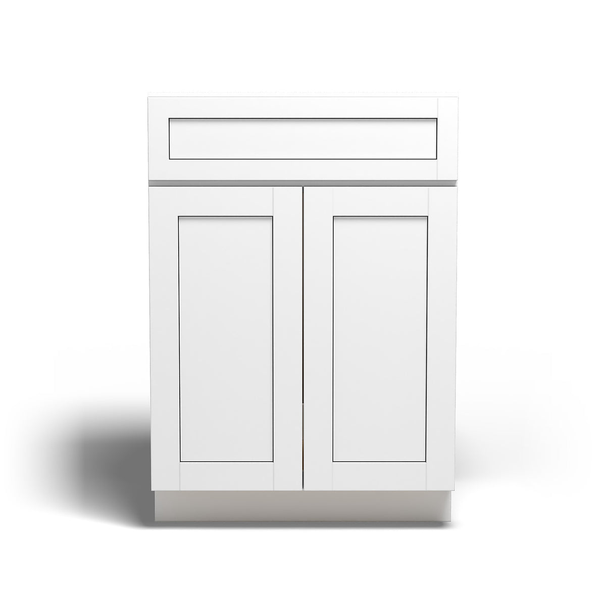 Special Order - 24" x 18" Vanity Arcadia White Shaker - V2418 Arcadia White Base Cabinets Bathroom GHI SPACW Special Order Vanity Bases