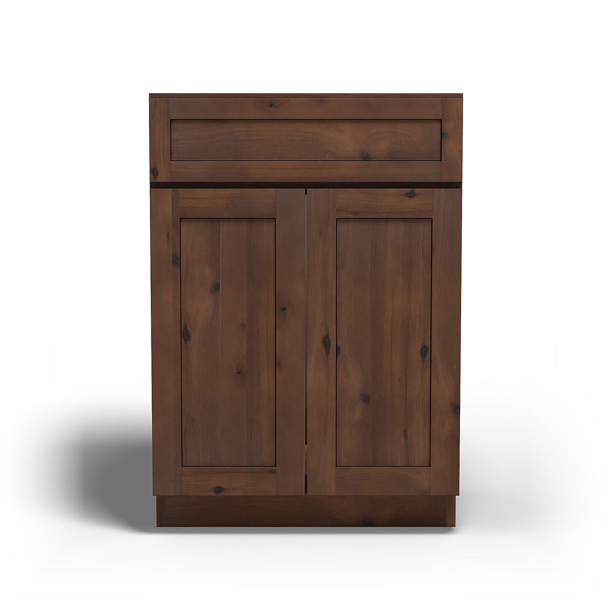 Special Order - 24" x 18" Vanity Base Rustic Walnut - V2418 Base Cabinets Bathroom GHI Rustic Walnut Special Order SPRWS Vanity Bases
