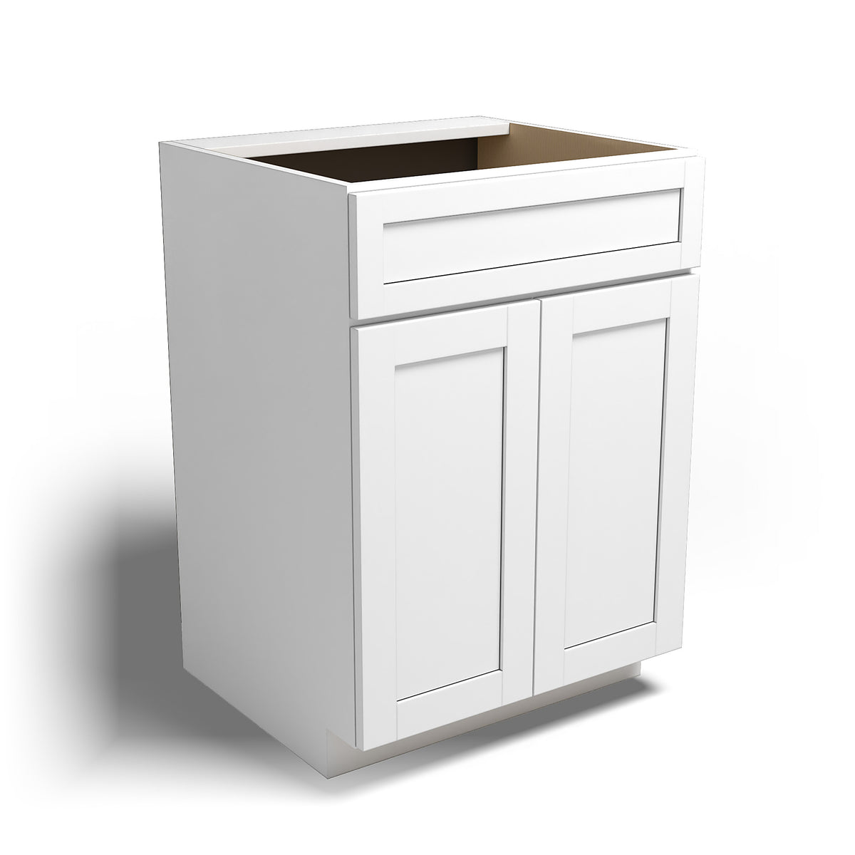 Special Order - 24" x 21" Vanity Arcadia White Shaker - V2421 Arcadia White Base Cabinets Bathroom GHI SPACW Special Order Vanity Bases