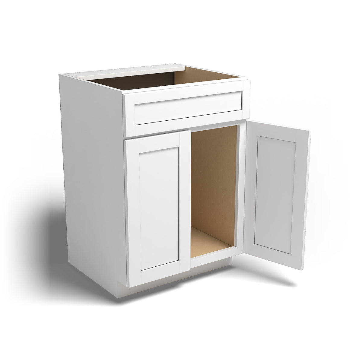 Special Order - 24" x 21" Vanity Arcadia White Shaker - V2421 Arcadia White Base Cabinets Bathroom GHI SPACW Special Order Vanity Bases