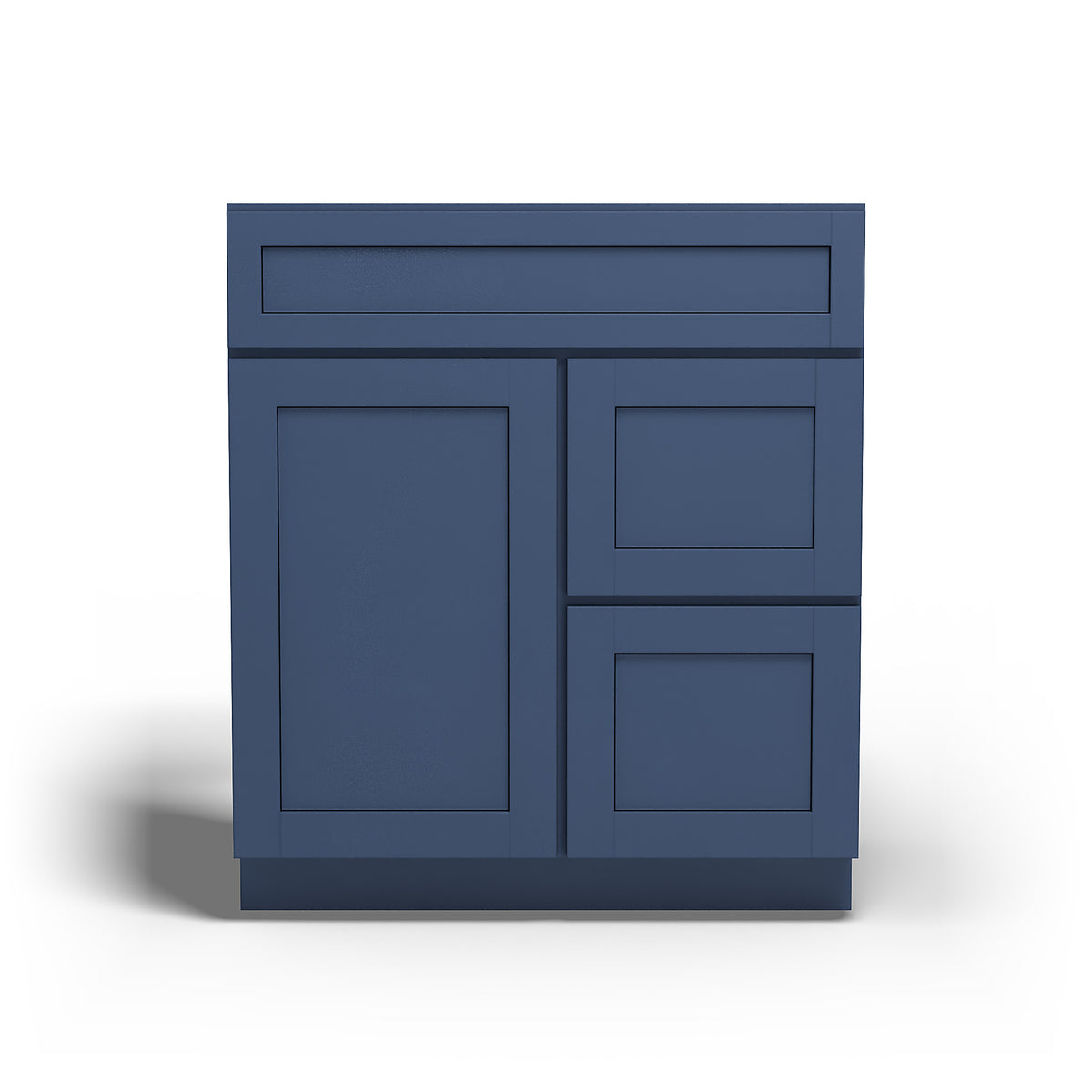 Special Order - 30" x 21" Vanity with Drawers Concord Blue - V3021D Base Cabinets Bathroom Concord Blue GHI SPCCB Special Order Vanity Bases