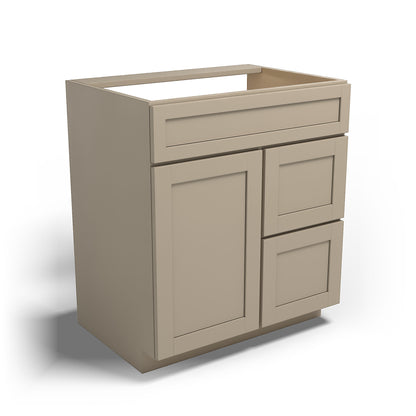 Special Order - 30" x 21" Vanity Base Mojave Shaker - V3021D Bathroom GHI Mojave Shaker Special Order SPMJS Vanity Bases