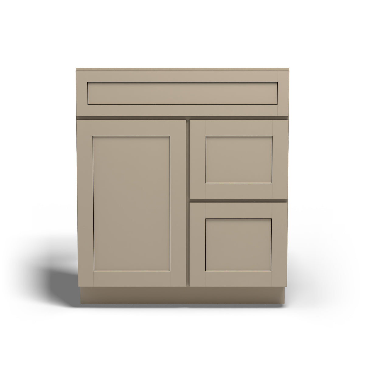 Special Order - 30" x 21" Vanity Base Mojave Shaker - V3021D Bathroom GHI Mojave Shaker Special Order SPMJS Vanity Bases