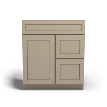 Special Order - 30" x 21" Vanity Base Mojave Shaker - V3021D Bathroom GHI Mojave Shaker Special Order SPMJS Vanity Bases