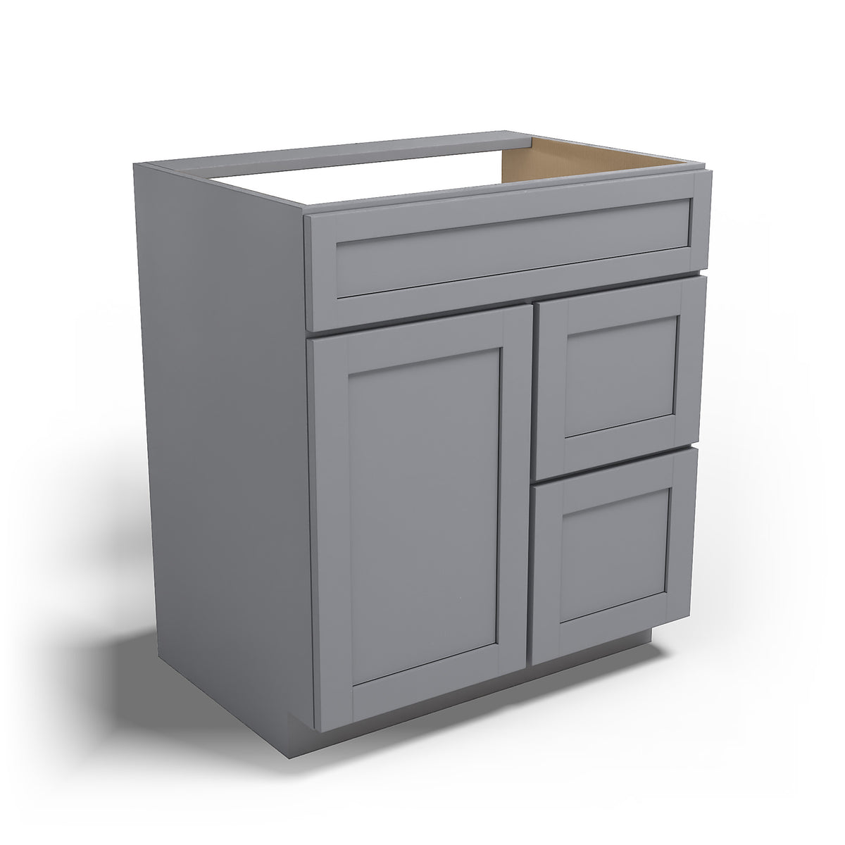 Special Order - 30" x 21" Vanity Base Pacific Gray - V3021D Bathroom GHI Pacific Gray Special Order SPPGS Vanity Bases