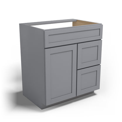 Special Order - 30" x 21" Vanity Base Pacific Gray - V3021D Bathroom GHI Pacific Gray Special Order SPPGS Vanity Bases