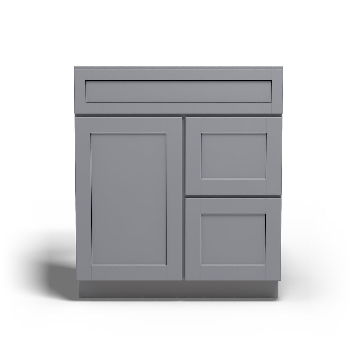 Special Order - 30" x 21" Vanity Base Pacific Gray - V3021D Bathroom GHI Pacific Gray Special Order SPPGS Vanity Bases