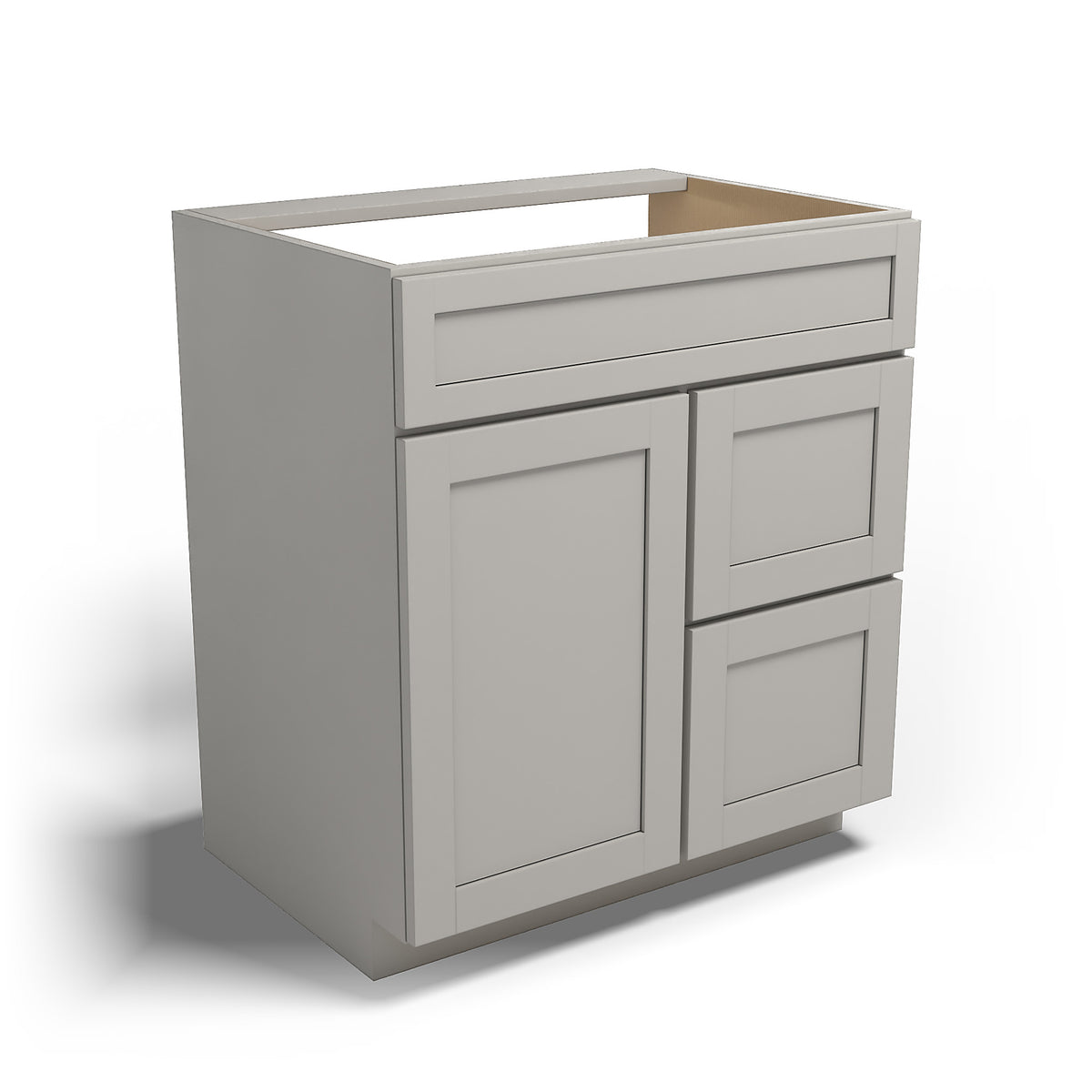 Special Order - 30" x 21" Vanity with Drawers Stone Harbor Gray - V3021D Base Cabinets Bathroom GHI Special Order SPSHG Stone Harbor Gray Vanity Bases