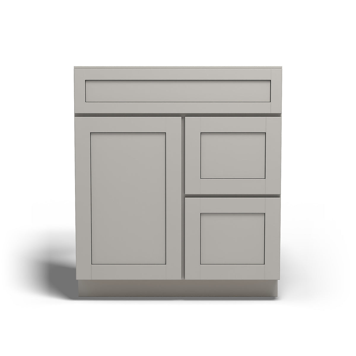Special Order - 30" x 21" Vanity with Drawers Stone Harbor Gray - V3021D Base Cabinets Bathroom GHI Special Order SPSHG Stone Harbor Gray Vanity Bases