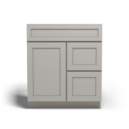 Special Order - 30" x 21" Vanity with Drawers Stone Harbor Gray - V3021D Base Cabinets Bathroom GHI Special Order SPSHG Stone Harbor Gray Vanity Bases