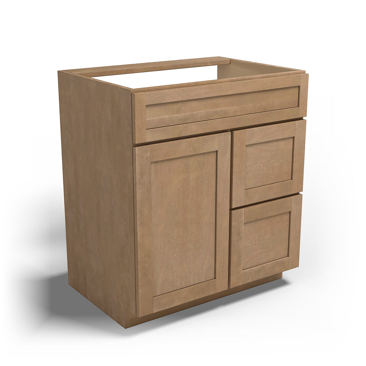 Special Order - 30" x 21" Vanity Base Sonona Sand - V3021D Base Cabinets Bathroom GHI Sonona Sand Special Order SPSNS Vanity Bases