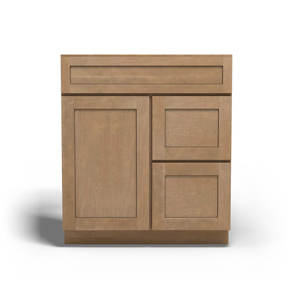 Special Order - 30" x 21" Vanity Base Sonona Sand - V3021D Base Cabinets Bathroom GHI Sonona Sand Special Order SPSNS Vanity Bases