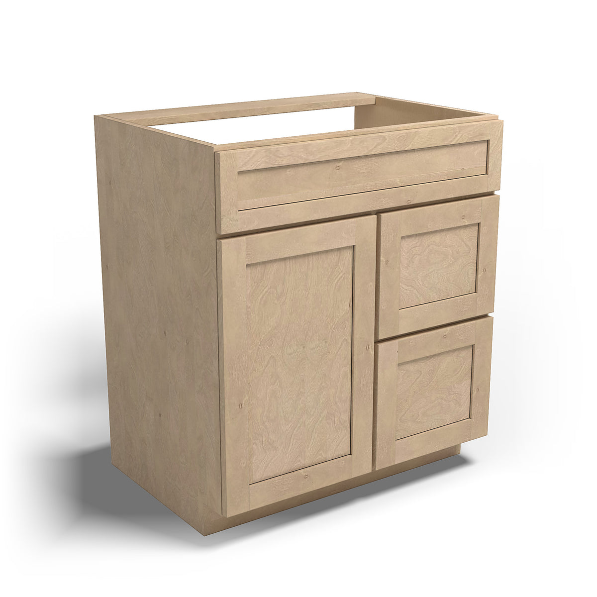 Special Order - 30" x 21" Vanity Base Sonona Wheat - V3021D Base Cabinets Bathroom GHI Sonona Wheat Special Order SPSNW Vanity Bases