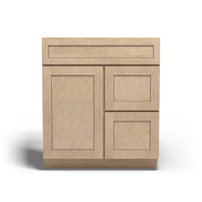 Special Order - 30" x 21" Vanity Base Sonona Wheat - V3021D Base Cabinets Bathroom GHI Sonona Wheat Special Order SPSNW Vanity Bases