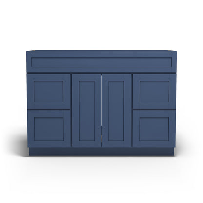 Special Order - 48" x 21" Vanity with Drawers Concord Blue - V4821D Base Cabinets Bathroom Concord Blue GHI SPCCB Special Order Vanity Bases