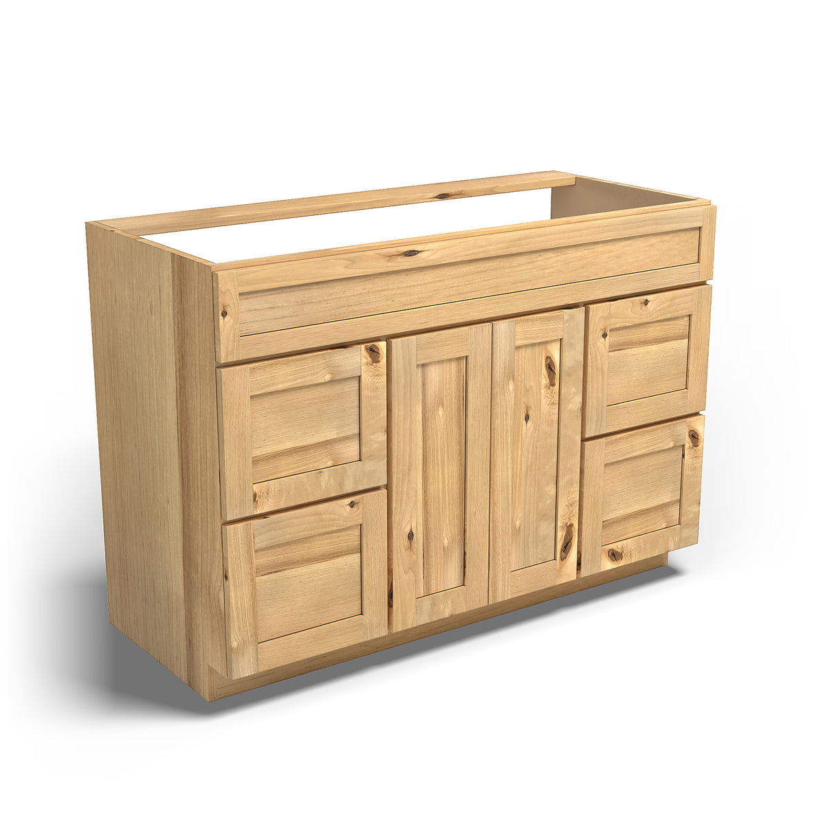 Special Order - 48" x 21" Vanity Base Frontier Shaker - V4821D Base Cabinets Bathroom Frontier Shaker GHI Special Order SPFTS Vanity Bases