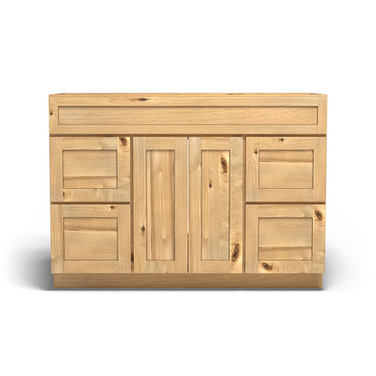 Special Order - 48" x 21" Vanity Base Frontier Shaker - V4821D Base Cabinets Bathroom Frontier Shaker GHI Special Order SPFTS Vanity Bases