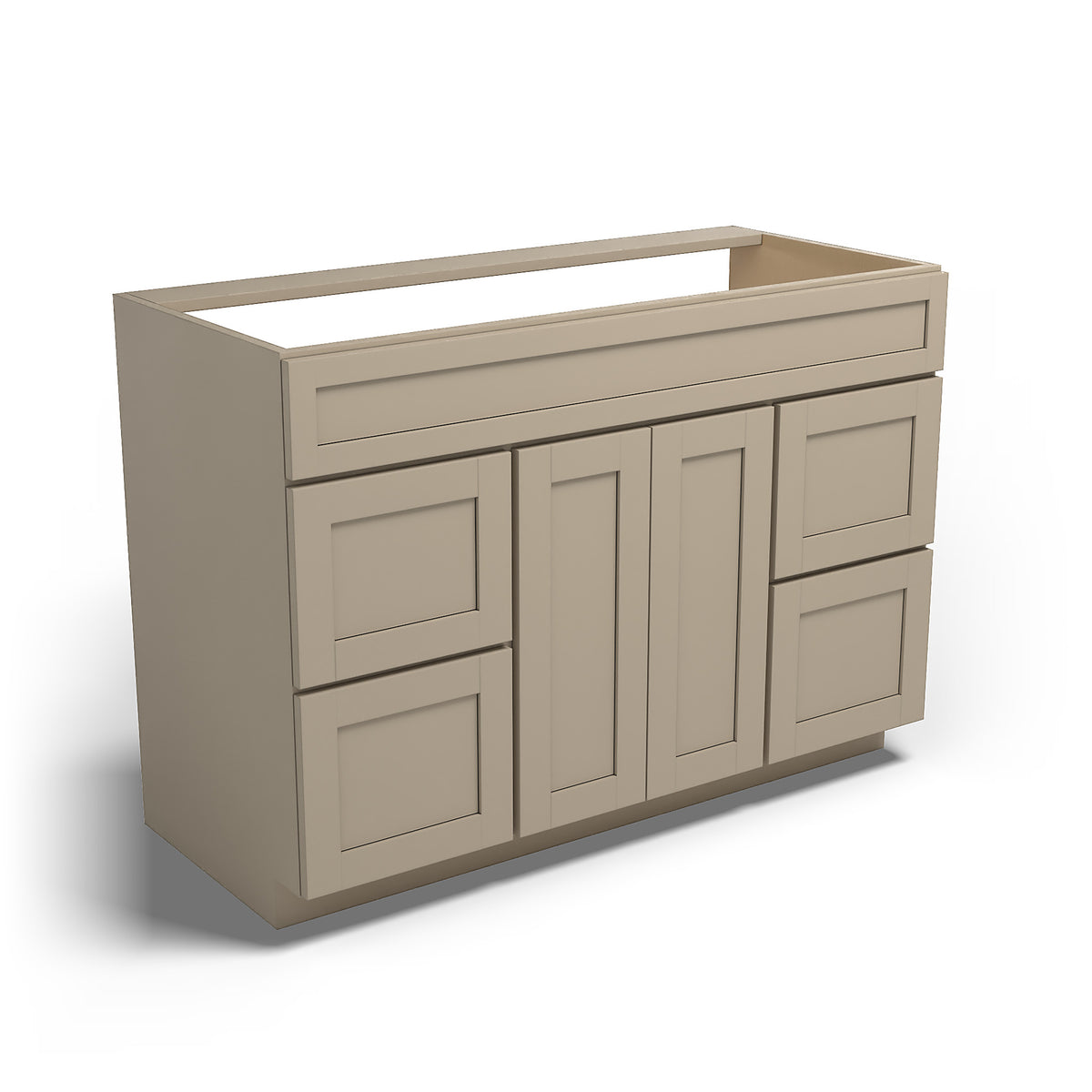Special Order - 48" x 21" Vanity Base Mojave Shaker - V4821D Bathroom GHI Mojave Shaker Special Order SPMJS Vanity Bases