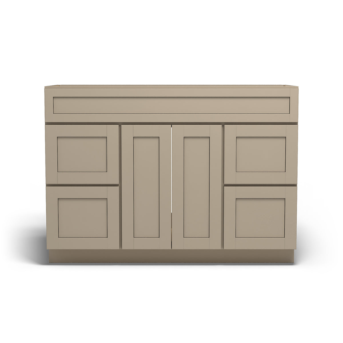 Special Order - 48" x 21" Vanity Base Mojave Shaker - V4821D Bathroom GHI Mojave Shaker Special Order SPMJS Vanity Bases