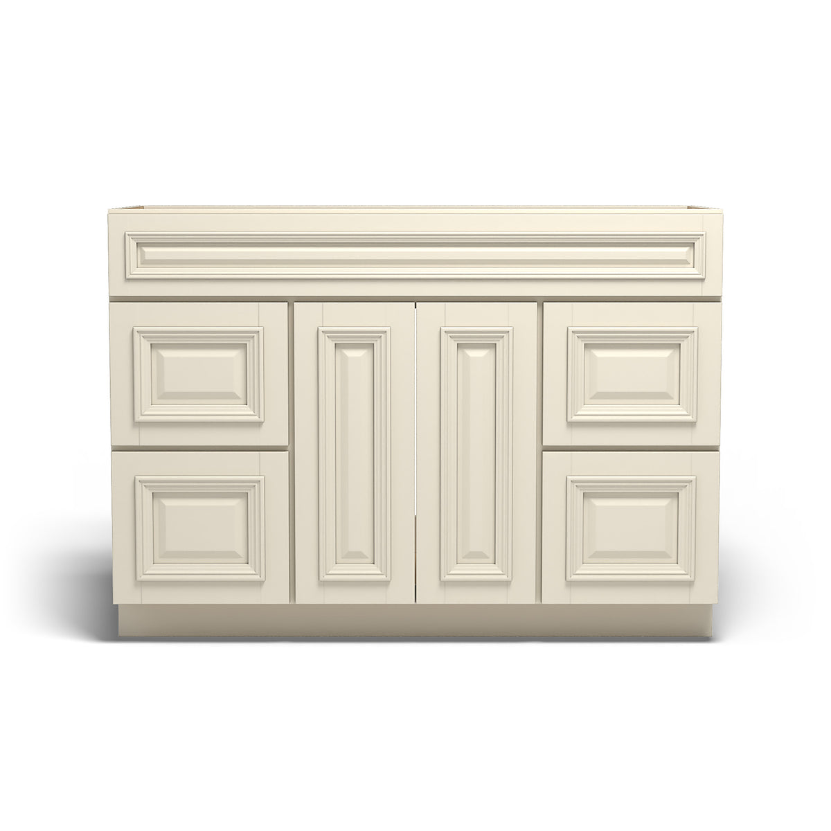 Special Order - 48" x 21" Vanity with Drawers Nantucket Linen - V4821D Base Cabinets Bathroom GHI Nantucket Linen published-all-channels Special Order SPNTL Vanity Bases