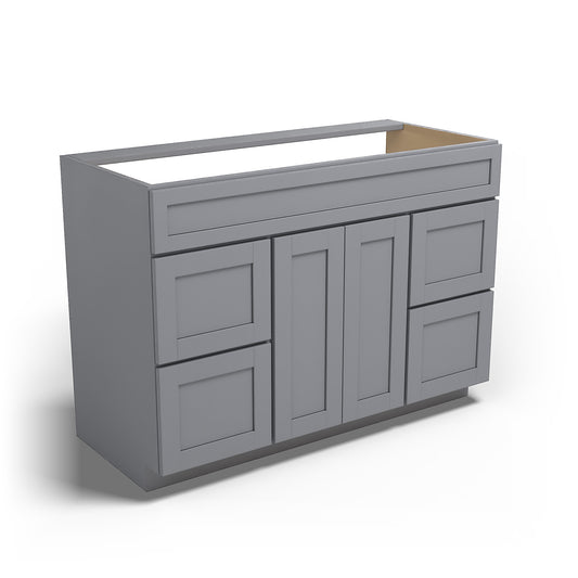 Special Order - 48" x 21" Vanity Base Pacific Gray - V4821D Bathroom GHI Pacific Gray Special Order SPPGS Vanity Bases