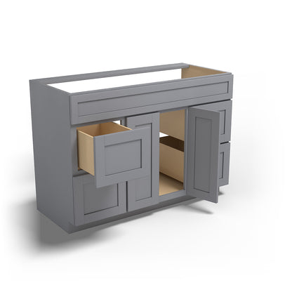 Special Order - 48" x 21" Vanity Base Pacific Gray - V4821D Bathroom GHI Pacific Gray published-all-channels Special Order SPPGS Vanity Bases