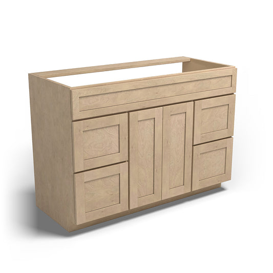 Special Order - 48" x 21" Vanity Base Sonona Wheat - V4821D Base Cabinets Bathroom GHI Sonona Wheat Special Order SPSNW Vanity Bases