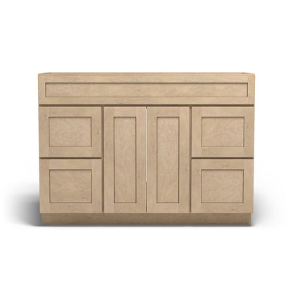 Special Order - 48" x 21" Vanity Base Sonona Wheat - V4821D Base Cabinets Bathroom GHI Sonona Wheat Special Order SPSNW Vanity Bases