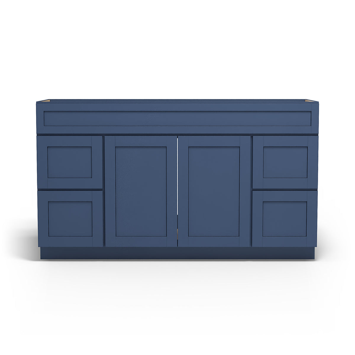 Special Order - 60" x 21" Vanity with Drawers Concord Blue - V6021D Base Cabinets Bathroom Concord Blue GHI SPCCB Special Order Vanity Bases