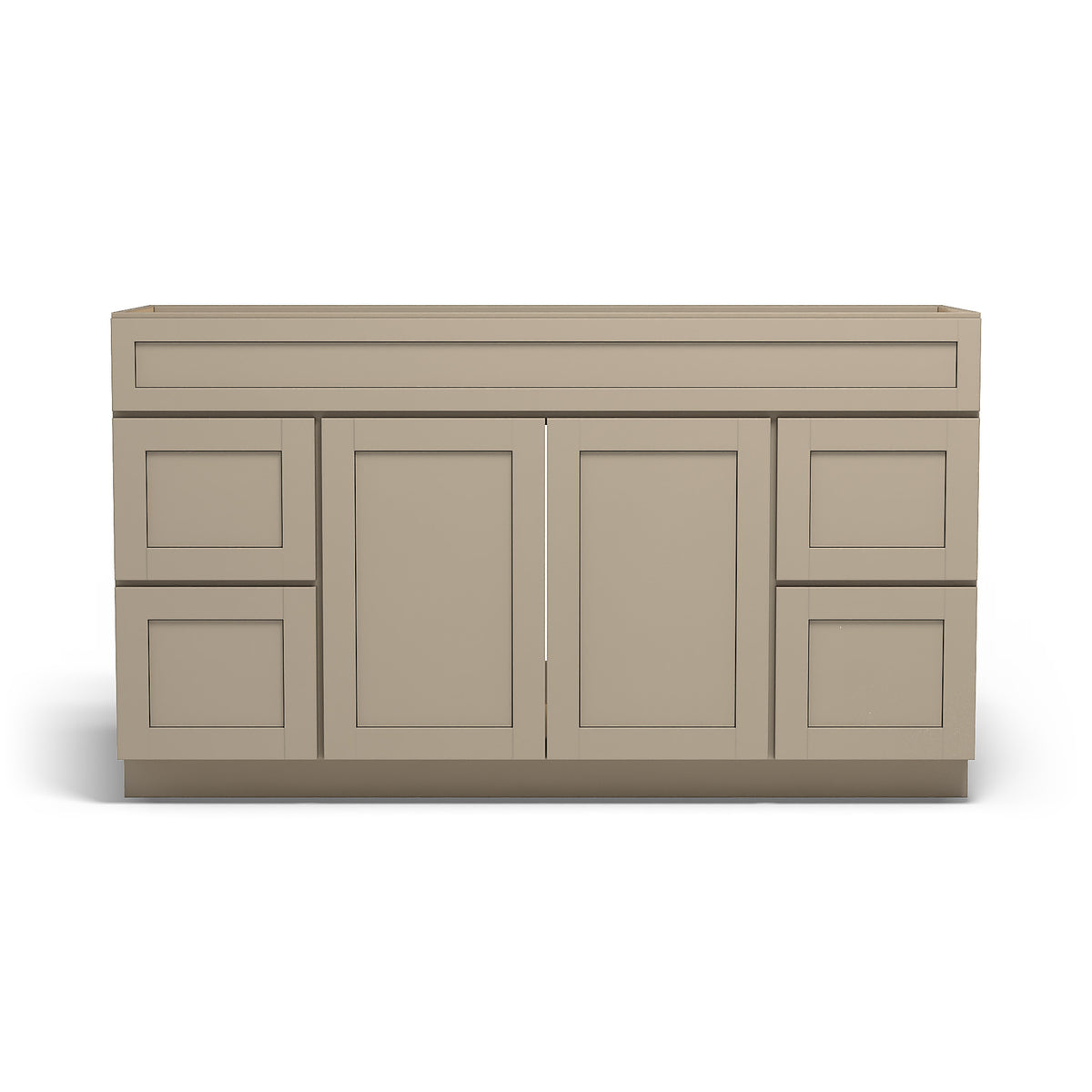 Special Order - 60" x 21" Vanity Base Mojave Shaker - V6021D Bathroom GHI Mojave Shaker Special Order SPMJS Vanity Bases
