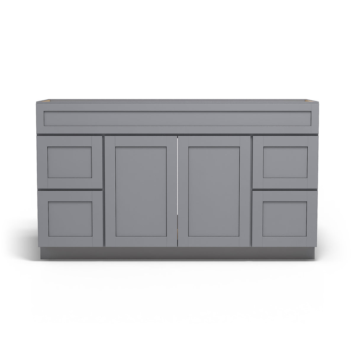Special Order - 60" x 21" Vanity Base Pacific Gray - V6021D Bathroom GHI Pacific Gray Special Order SPPGS Vanity Bases