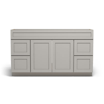 Special Order - 60" x 21" Vanity with Drawers Stone Harbor Gray - V6021D Base Cabinets Bathroom GHI Special Order SPSHG Stone Harbor Gray Vanity Bases
