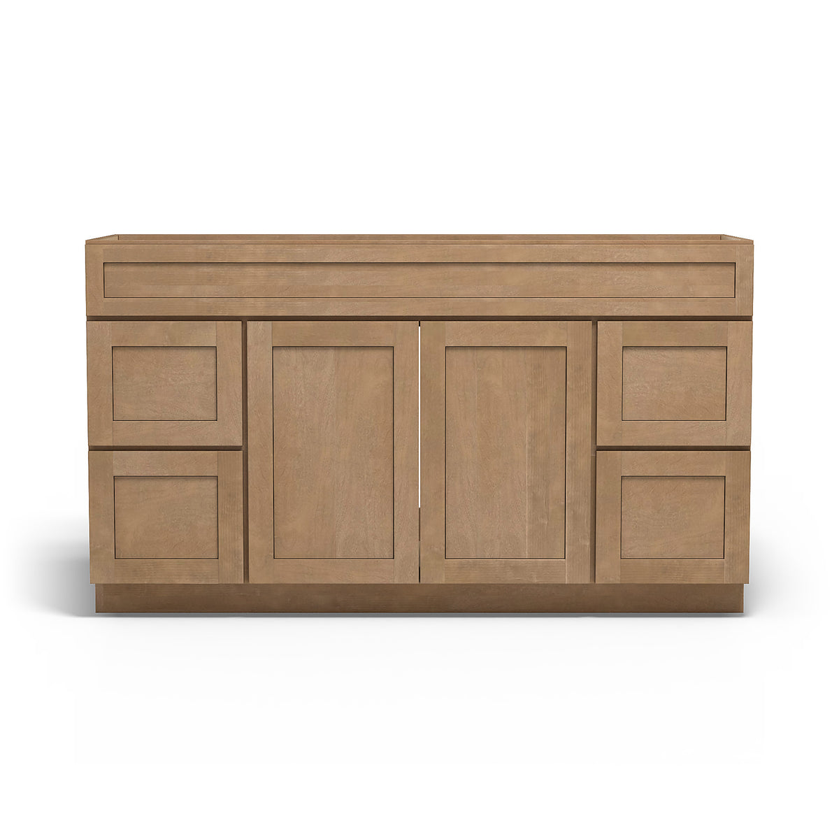 Special Order - 60" x 21" Vanity Base Sonona Sand - V6021D Base Cabinets Bathroom GHI Sonona Sand Special Order SPSNS Vanity Bases