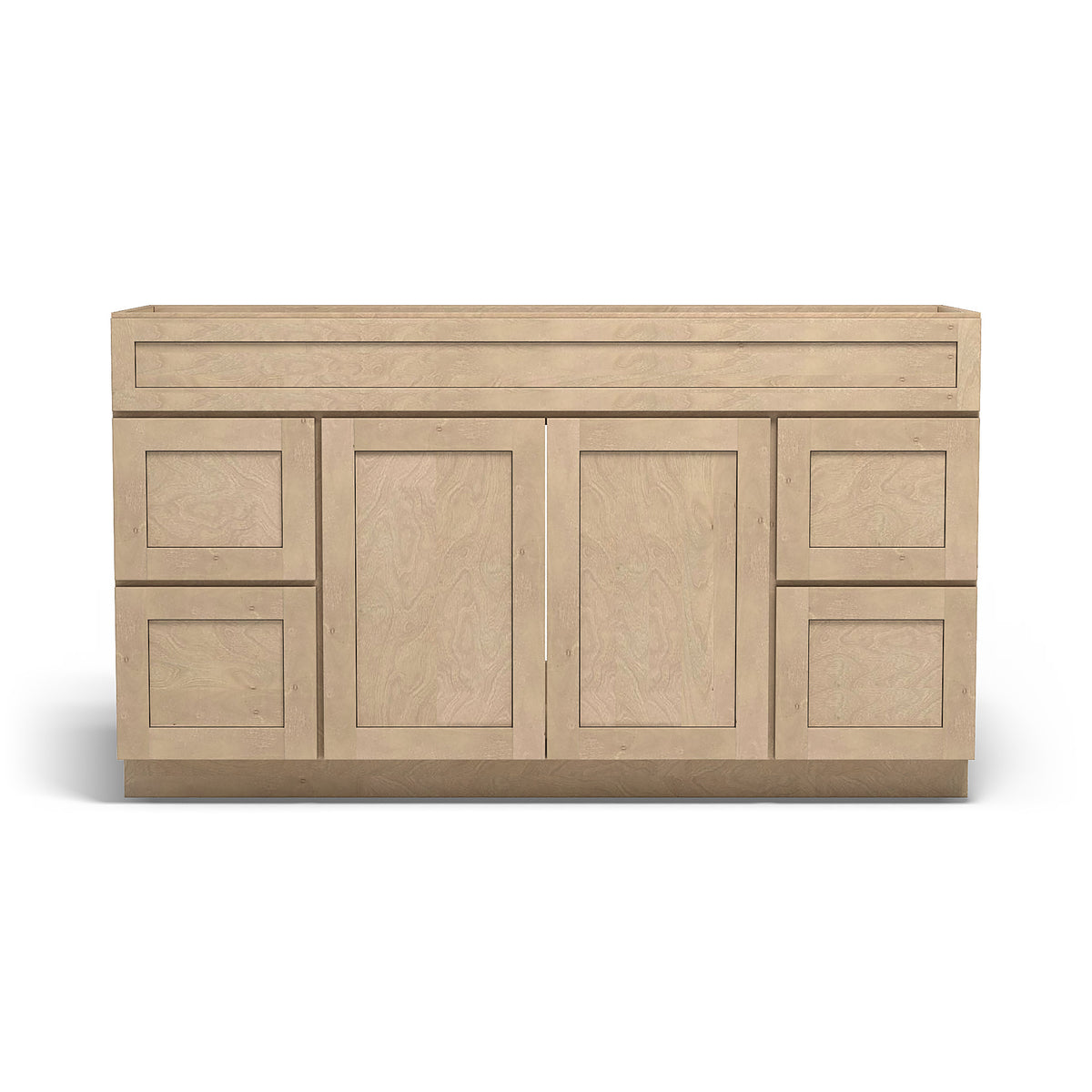 Special Order - 60" x 21" Vanity Base Sonona Wheat - V6021D Base Cabinets Bathroom GHI Sonona Wheat Special Order SPSNW Vanity Bases