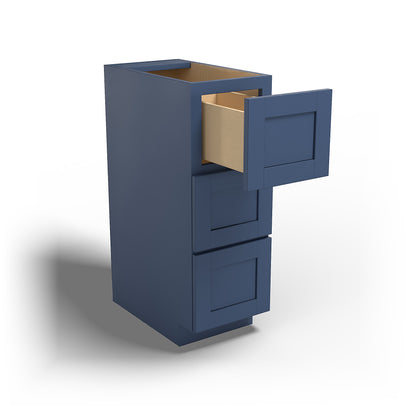 Special Order - 12" Vanity Drawer Base Concord Blue - VDB1221 Base Cabinets Bathroom Concord Blue GHI SPCCB Special Order Vanity Bases