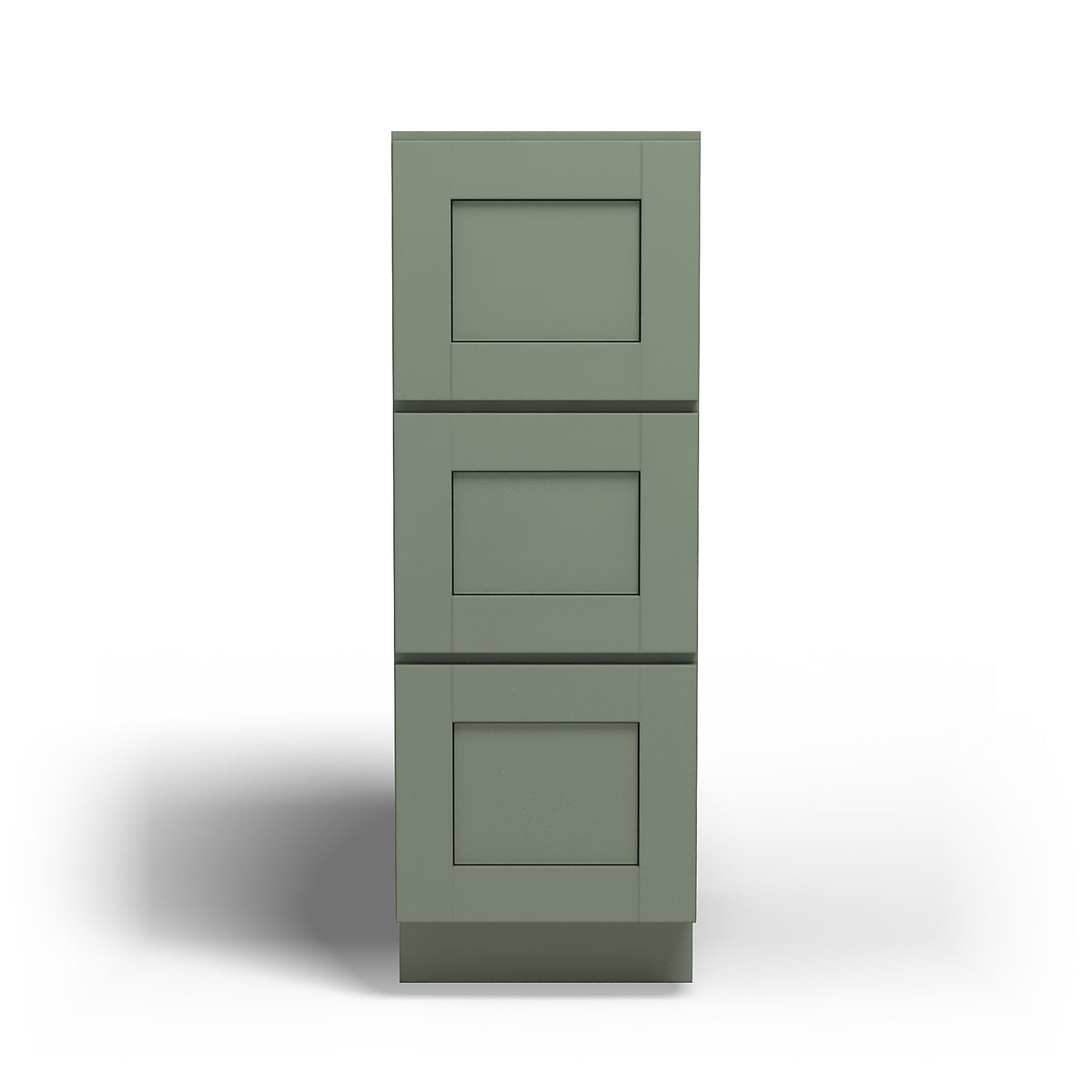 Special Order - 12" x 21" Vanity Drawer Base Forest Green - VDB1221