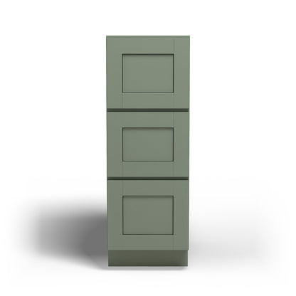 Special Order - 12" x 21" Vanity Drawer Base Forest Green - VDB1221