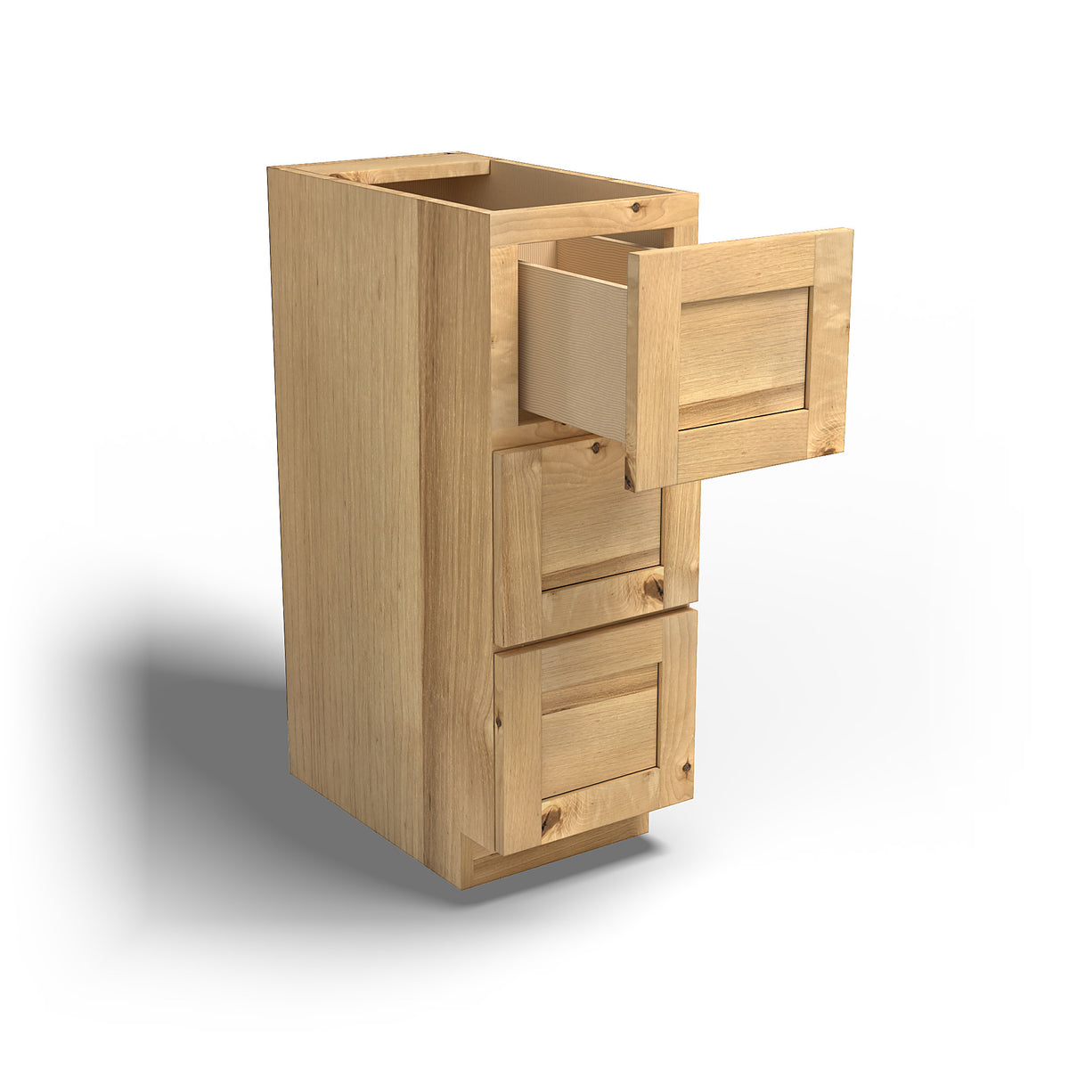 Special Order - 12" x 21" Vanity Drawer Base Frontier Shaker - VDB1221 Base Cabinets Bathroom Frontier Shaker GHI Special Order SPFTS Vanity Bases